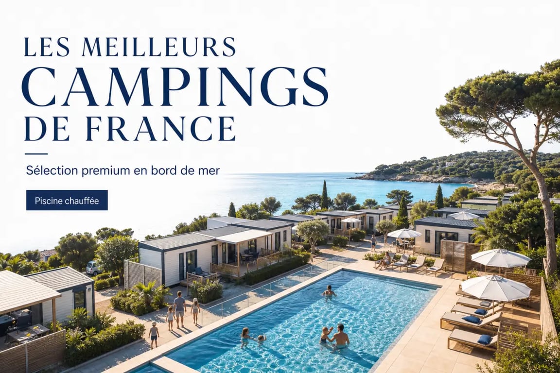 Les meilleurs camping de France en bord de mer avec piscine et hébergements premium
