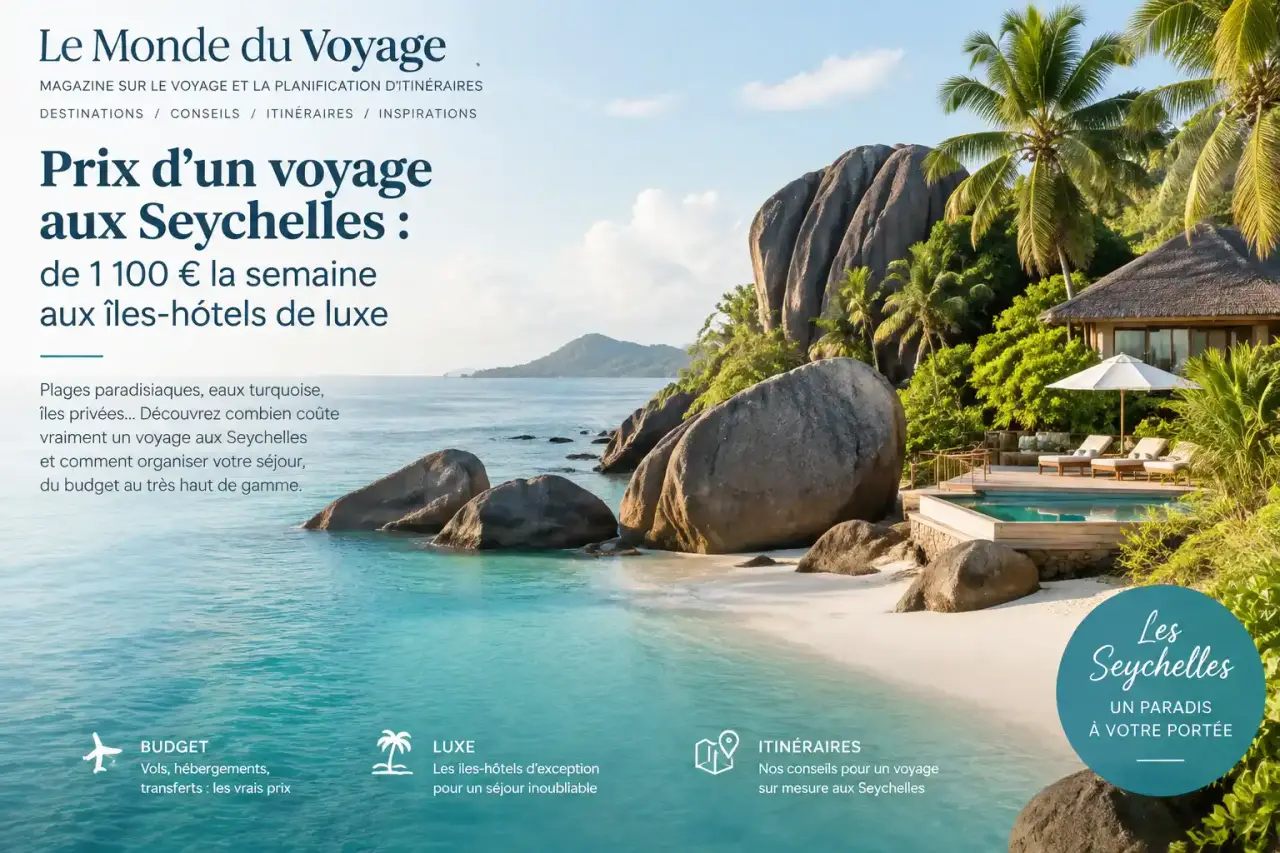 Prix d’un voyage aux Seychelles : de 1 100 € la semaine aux îles-hôtels de luxe