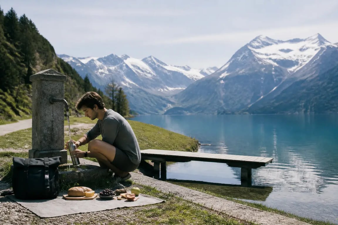 Bon plan voyage Suisse : pique-nique économique au bord d’un lac en Suisse