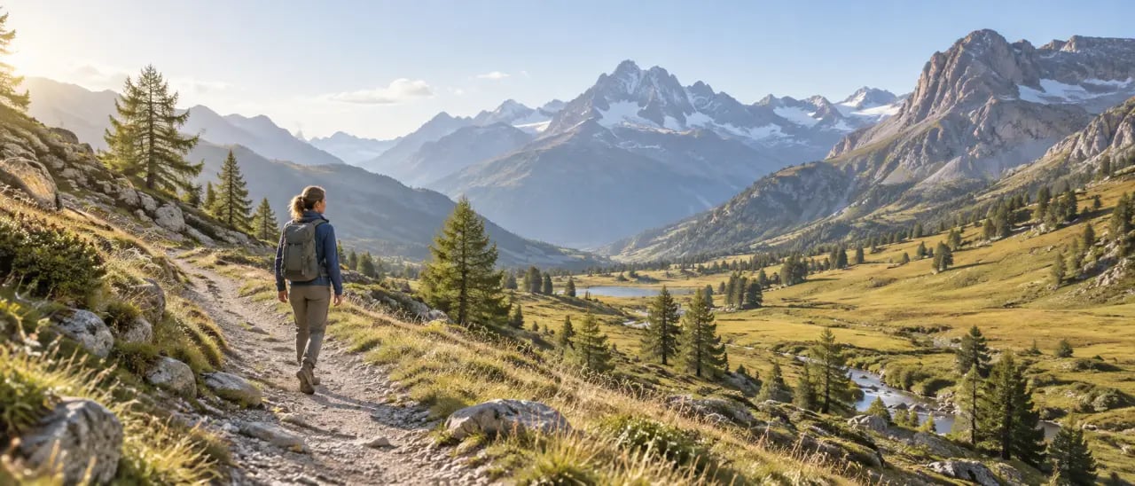 Où partir seule en France : randonnée dans le Queyras