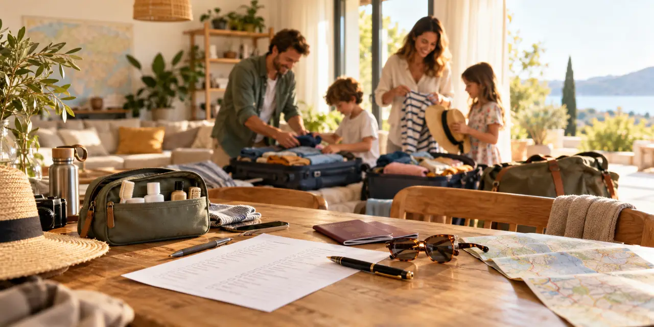 La checklist vacances famille PDF qui évite les oublis avant le départ