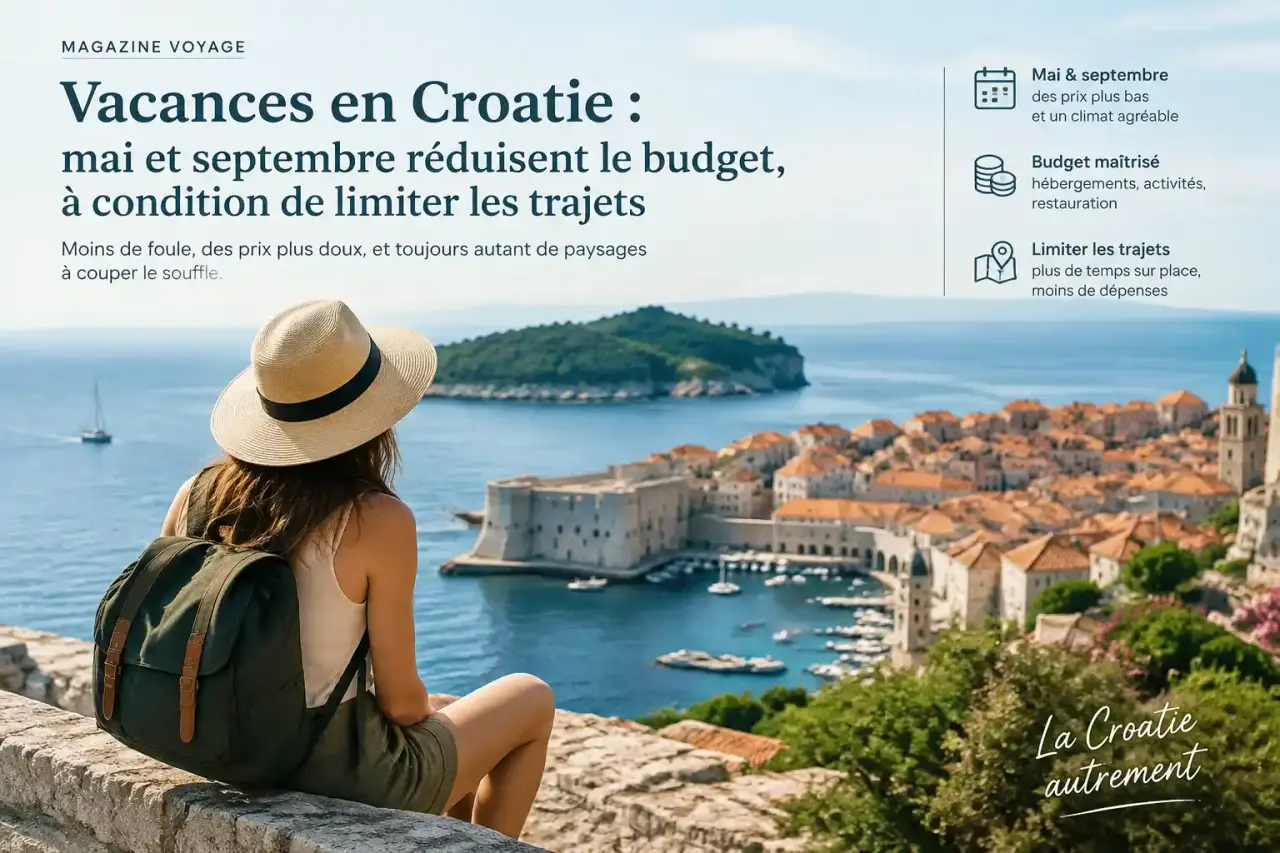 Vacances en Croatie : mai et septembre réduisent le budget, à condition de limiter les trajets