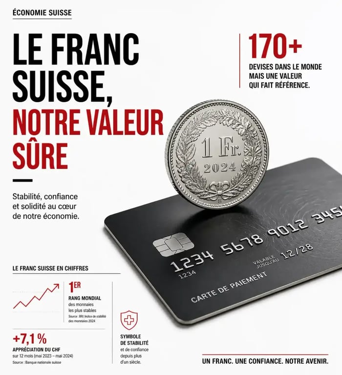Franc suisse et carte bancaire pour un voyage en Suisse