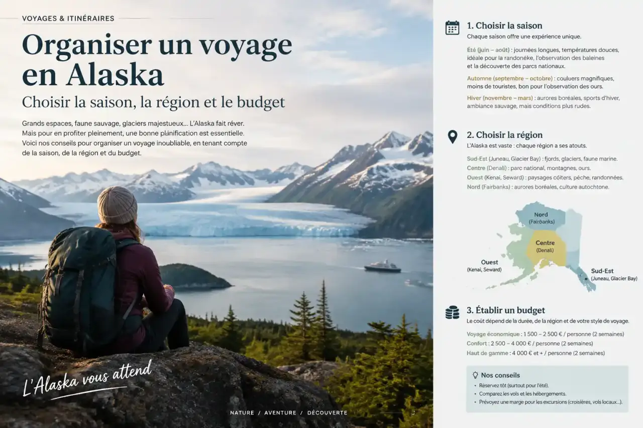 Organiser un voyage en Alaska : choisir la saison, la région et le budget
