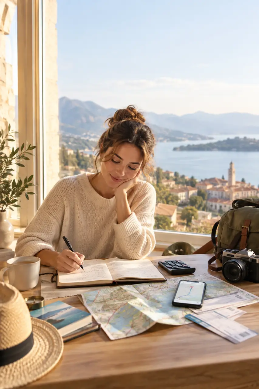Un travel planner allège l’itinéraire, le budget et le rythme du voyage