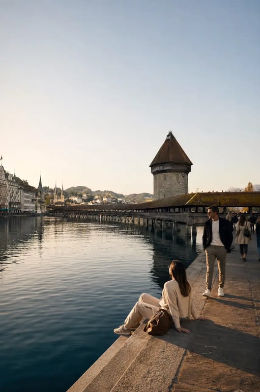 Voyage dernière minute en Suisse au bord du lac des Quatre-Cantons à Lucerne