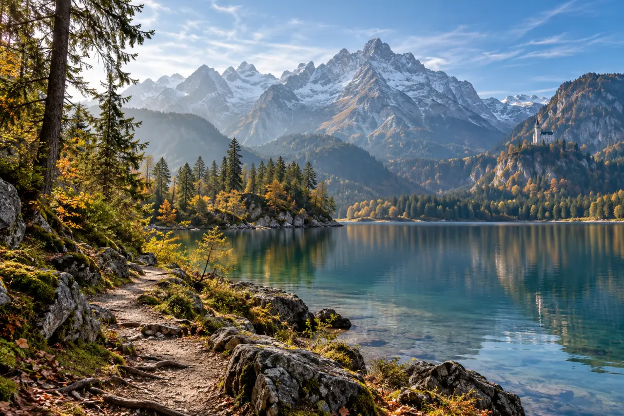 Vacances en Allemagne en Bavière entre lacs, Alpes et châteaux